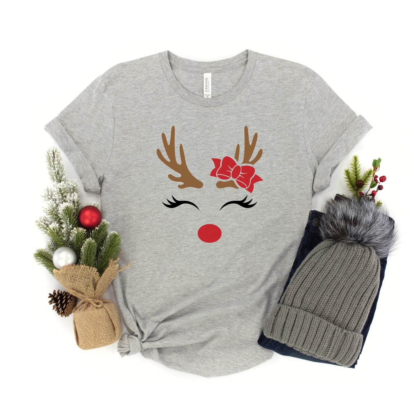 Reindeer Girl | Youth Short Sleeve Graphic Tee