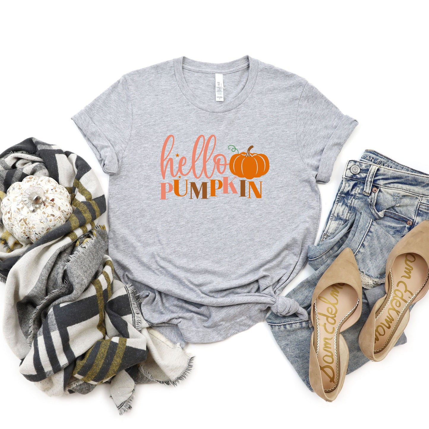 Hello Pumpkin Pumpkin | Short Sleeve Crew Neck