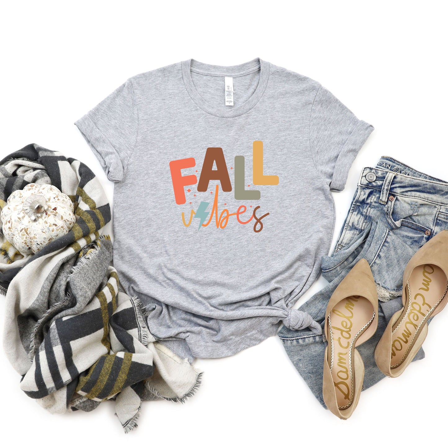 Fall Vibes | Short Sleeve Crew Neck