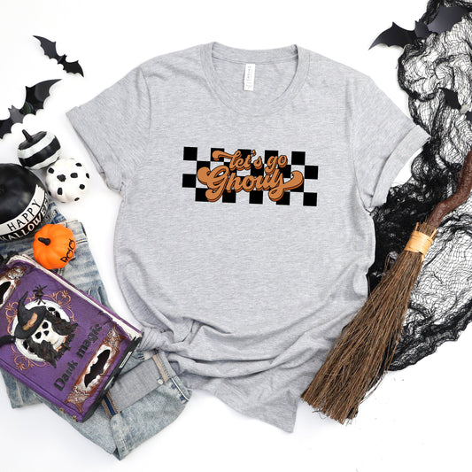 Let's Go Ghouls Checkered | Short Sleeve Graphic Tee