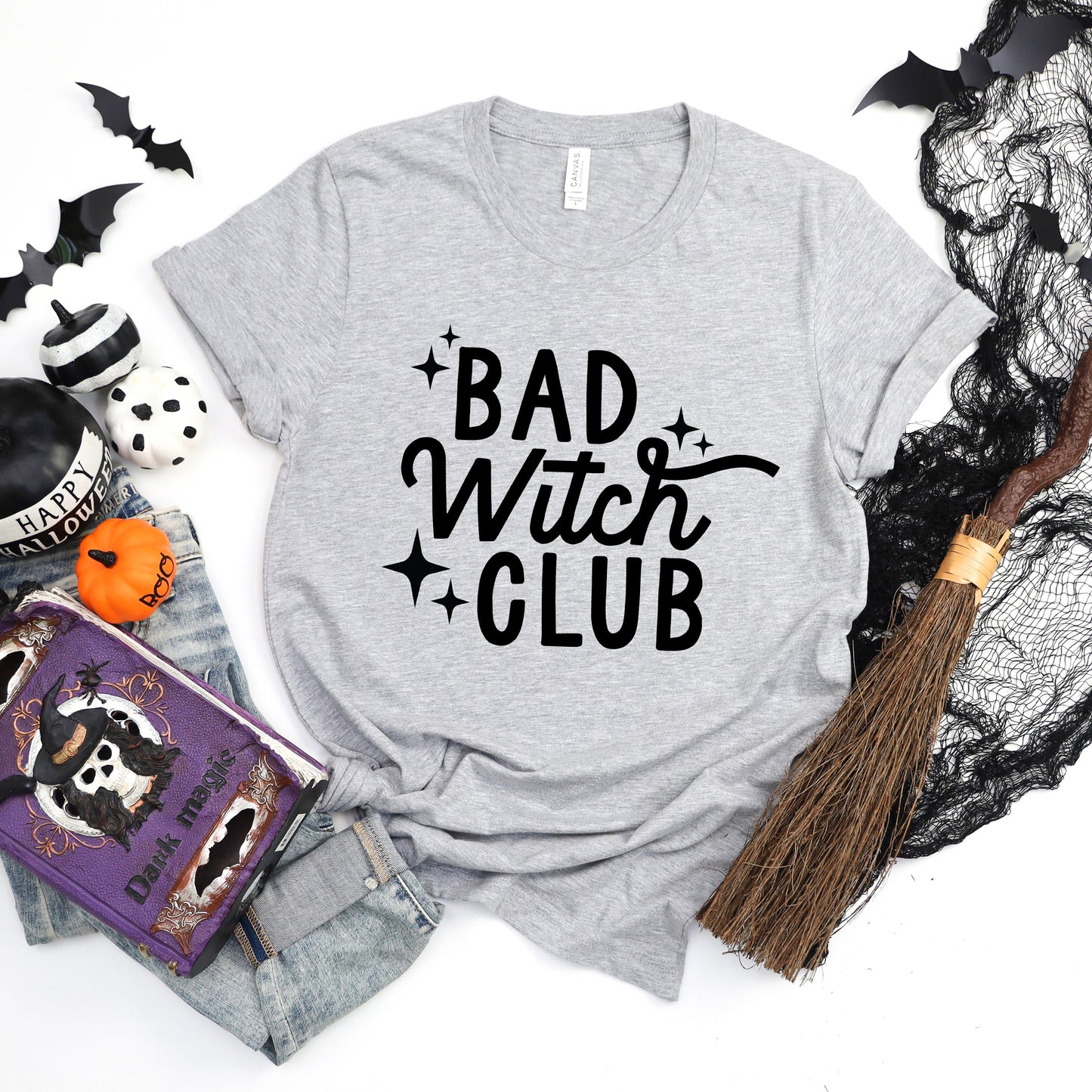 Bad W Club | Short Sleeve Graphic Tee | Halloween