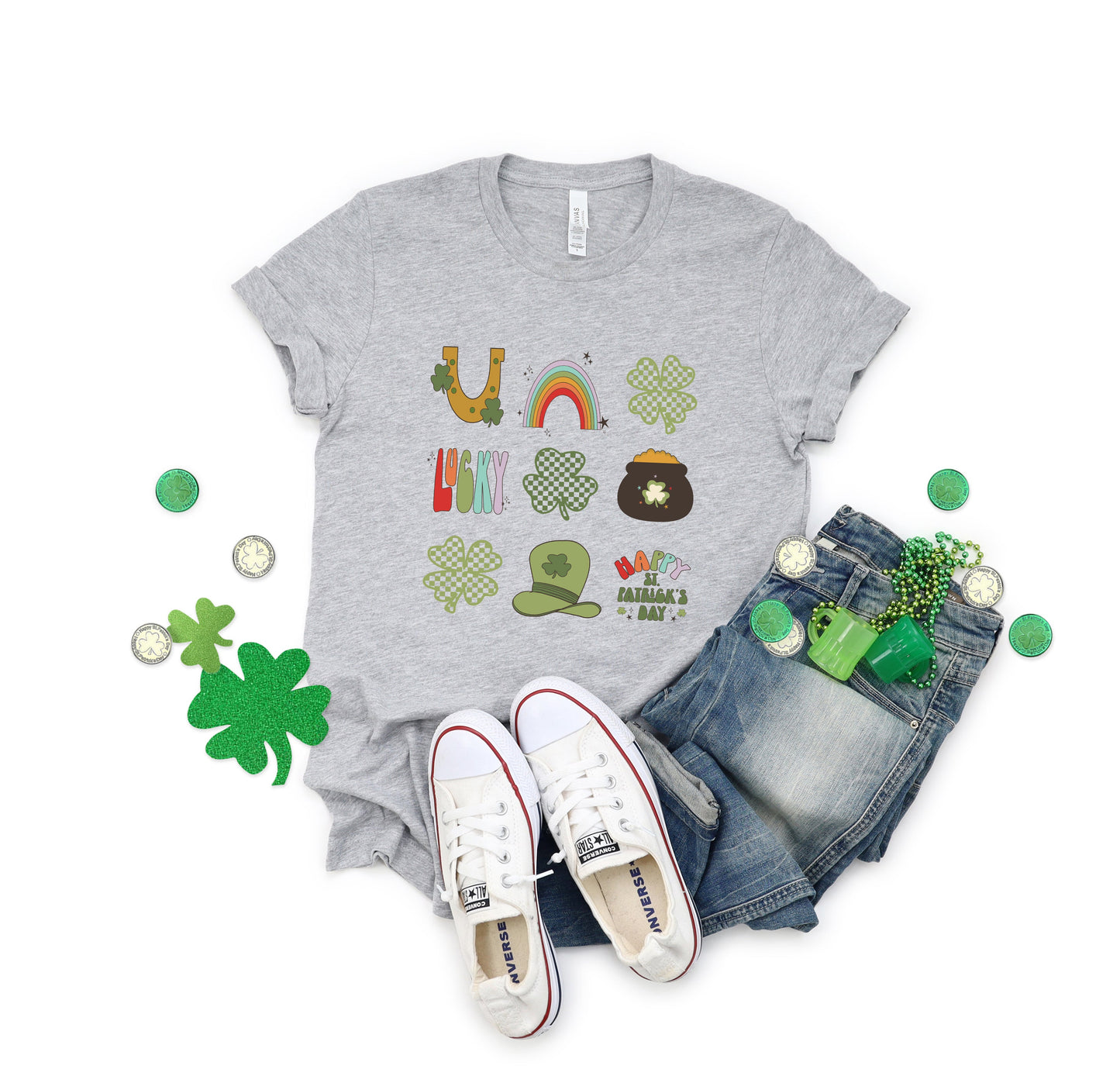 St. Patrick's Icons Chart | Short Sleeve Graphic Tee