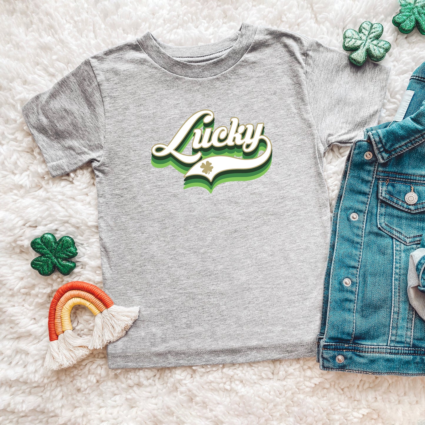 Lucky Script | Youth Short Sleeve Crew Neck