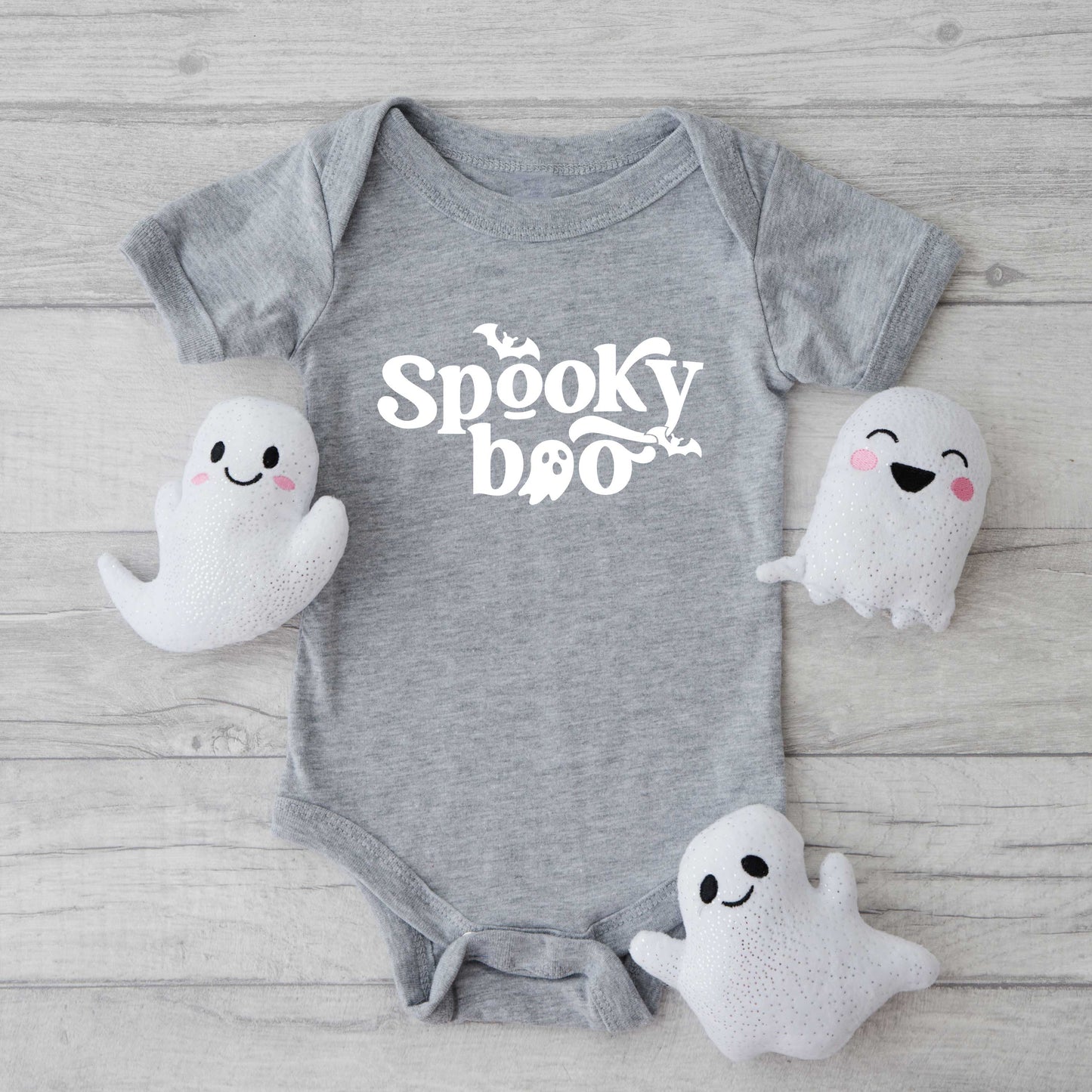 Spooky Boo | Baby Graphic Short Sleeve Bodysuit