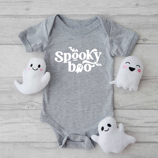 Spooky Boo | Baby Graphic Short Sleeve Bodysuit