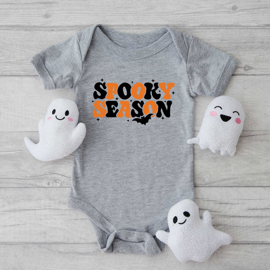 Retro Spooky Season | Baby Graphic Short Sleeve Bodysuit