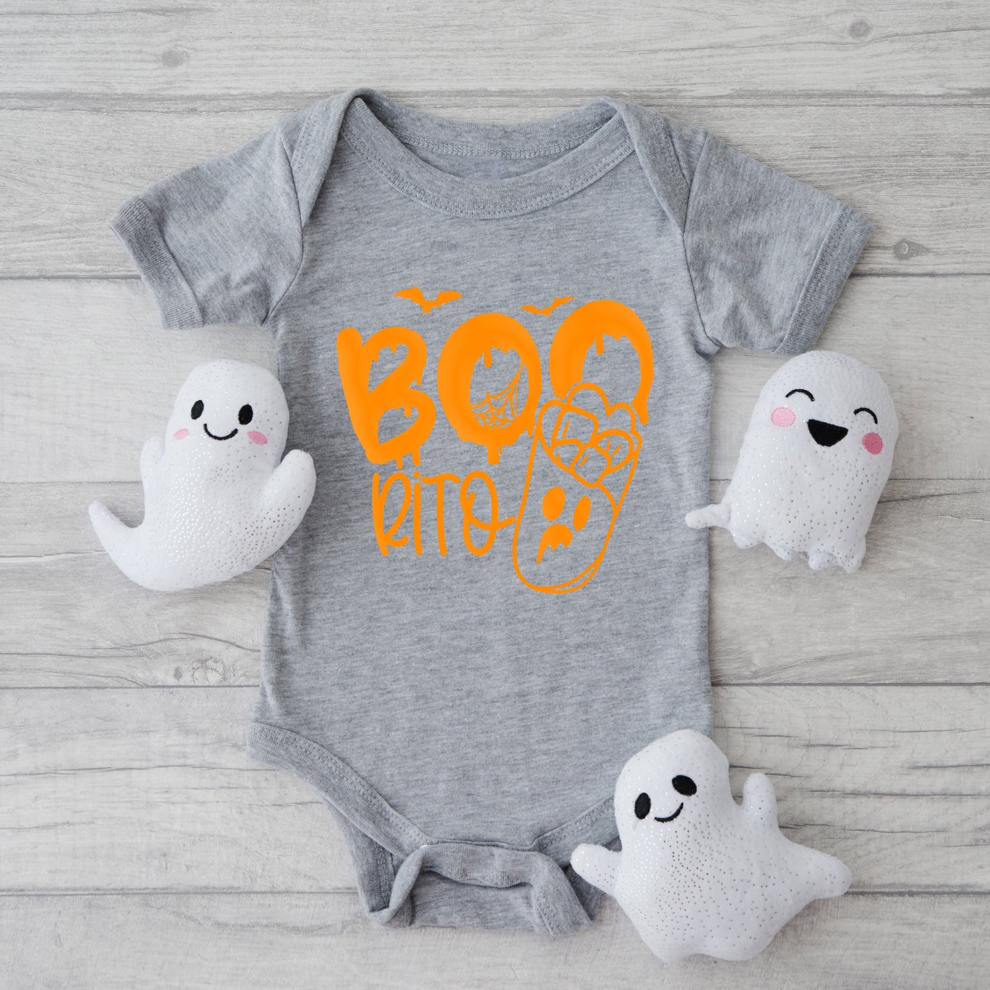 Boorito Puff Print | Baby Graphic Short Sleeve Bodysuit