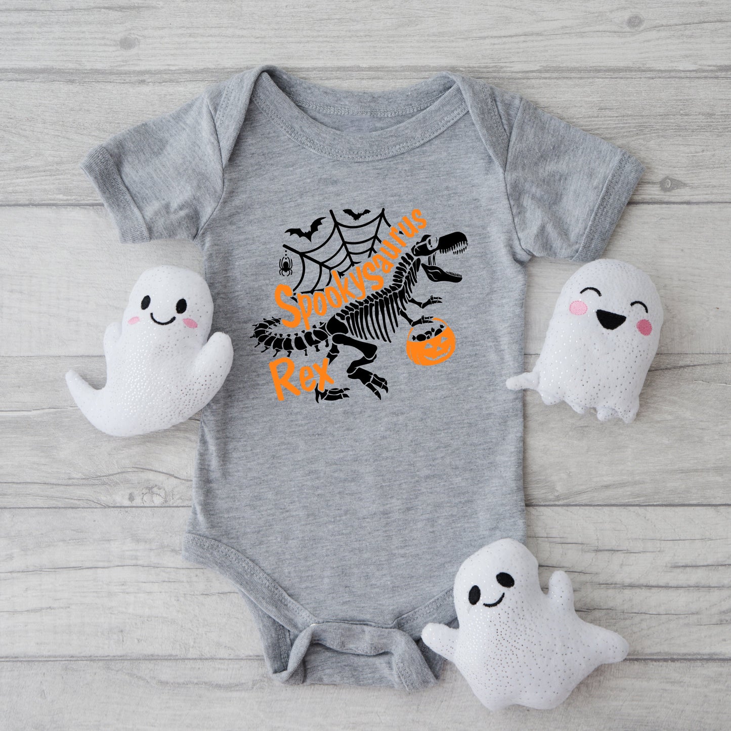 Spookysaurus | Baby Graphic Short Sleeve Bodysuit