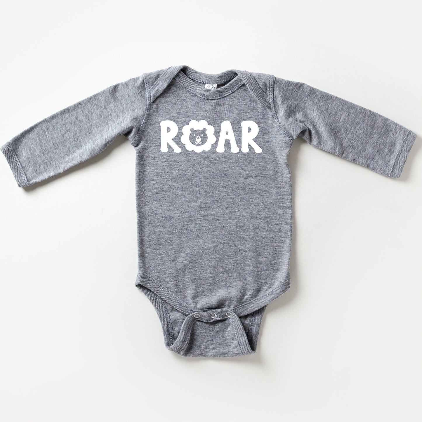 Roar Lion | Baby Long Sleeve Bodysuit