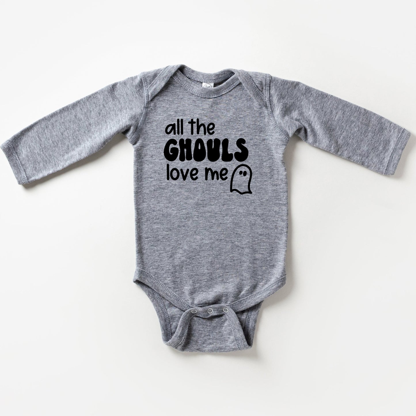 All The Ghouls Ghost | Baby Long Sleeve Bodysuit