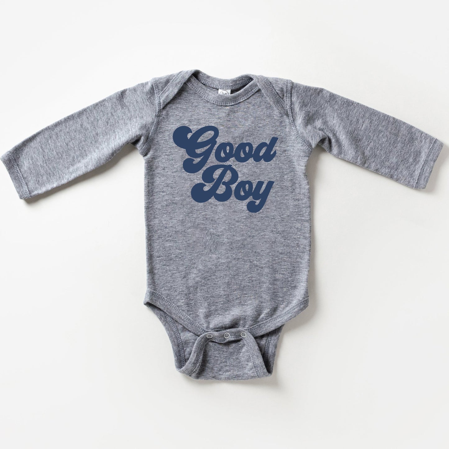 Good Boy Retro | Baby Long Sleeve Bodysuit