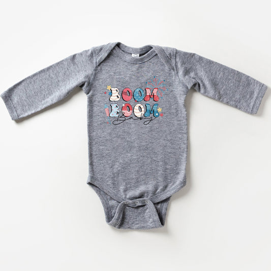 Boom Boom Baby | Baby Long Sleeve Bodysuit