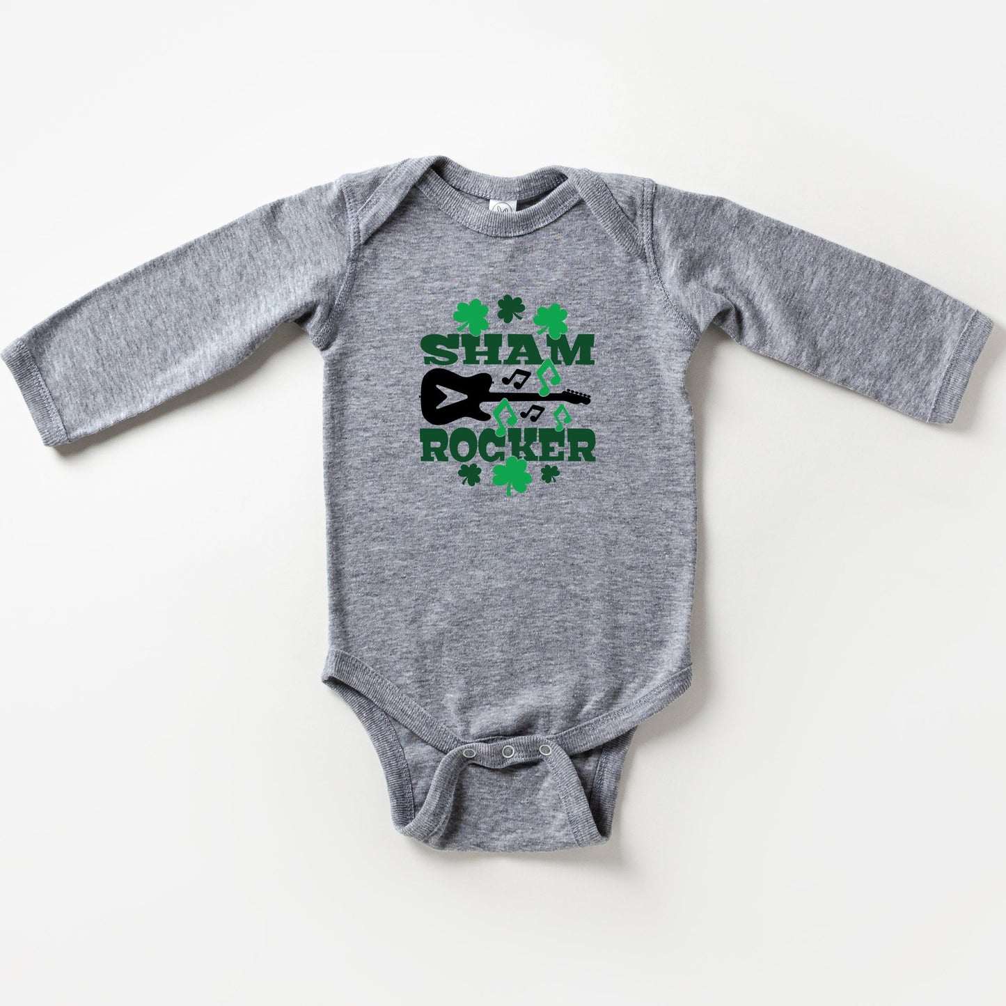 Shamrock Rocker | Baby Long Sleeve Bodysuit