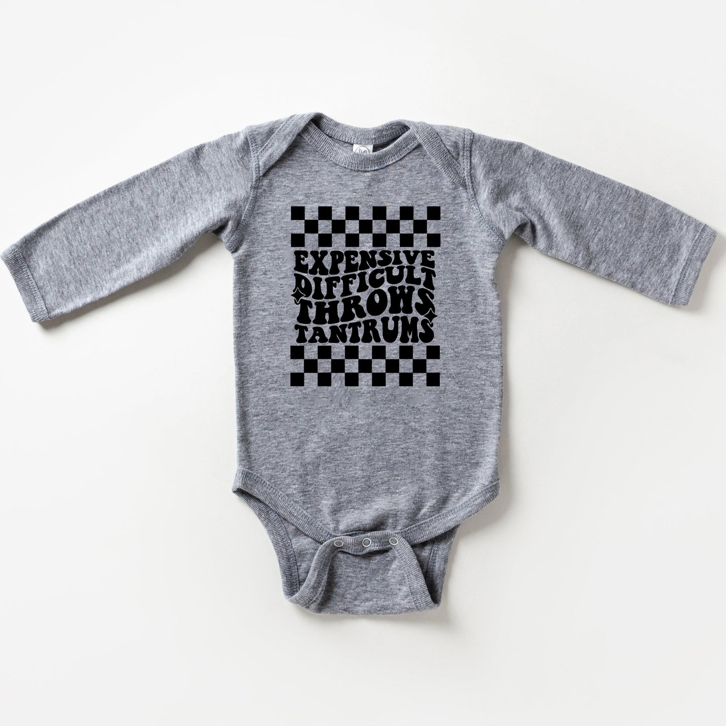 Expensive Difficult Tantrums | Baby Long Sleeve Bodysuit