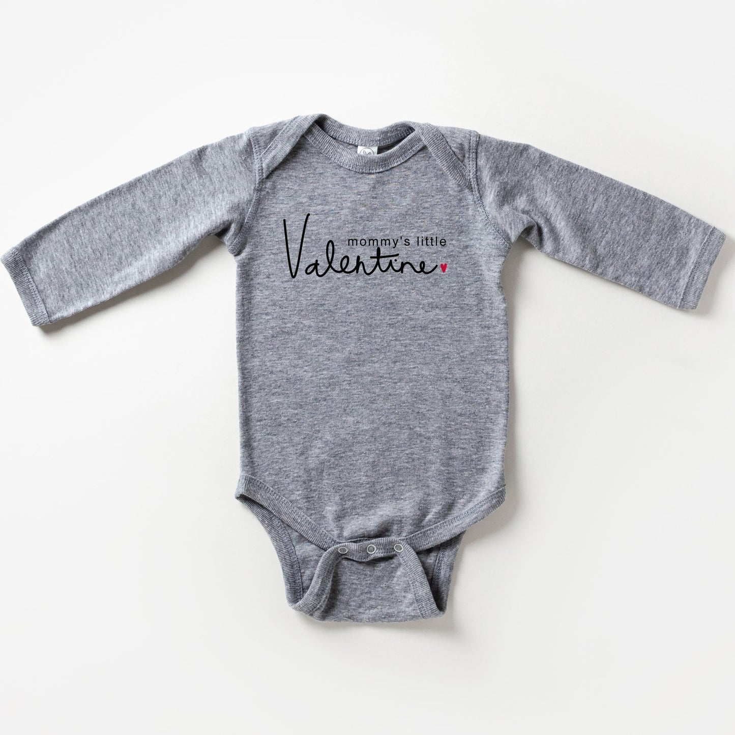 Mommy's Little Valentine | Baby Long Sleeve Bodysuit