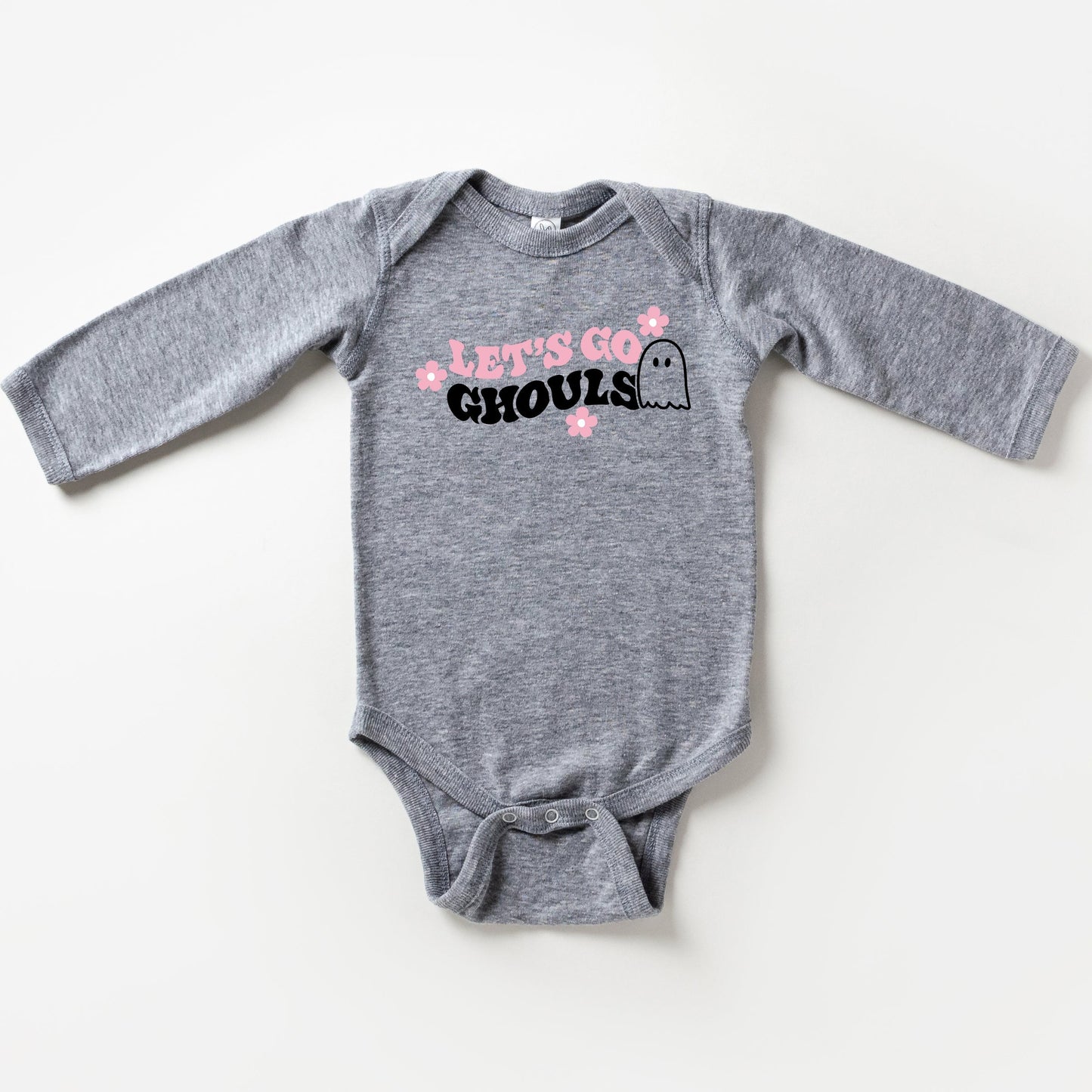 Ghost Let's Go Ghouls | Baby Long Sleeve Bodysuit