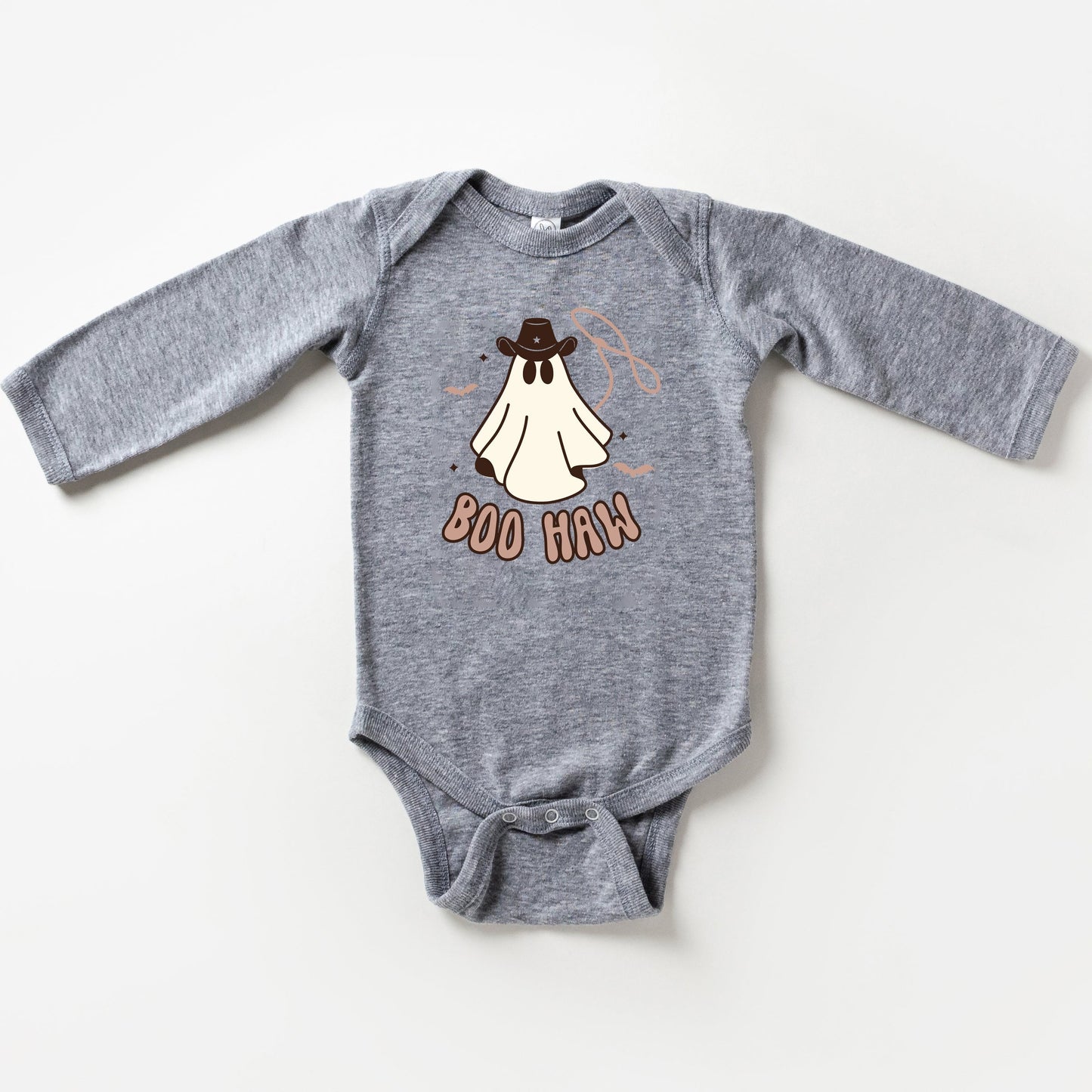 Boo Haw | Baby Graphic Long Sleeve Bodysuit