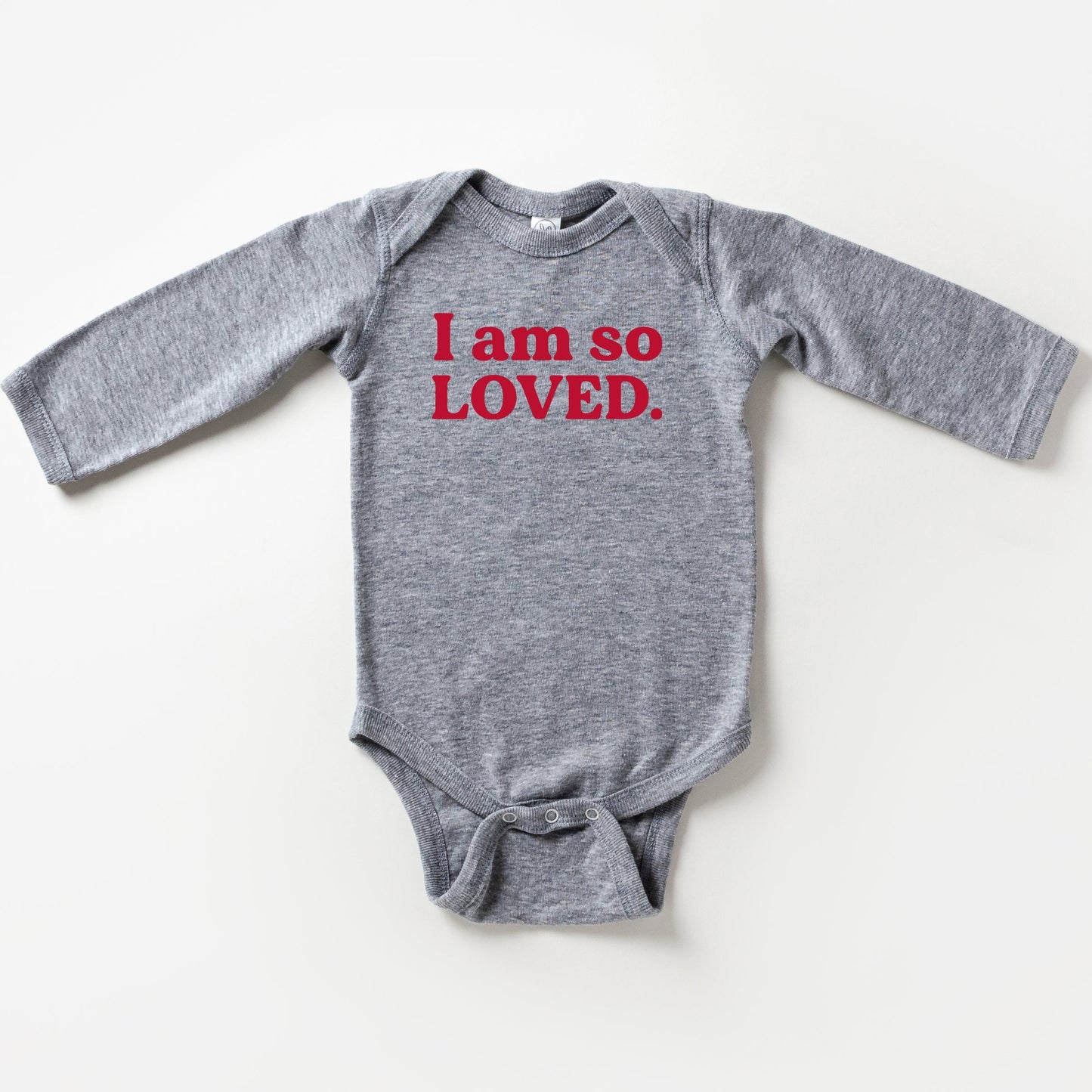 I Am So Loved | Baby Long Sleeve Bodysuit