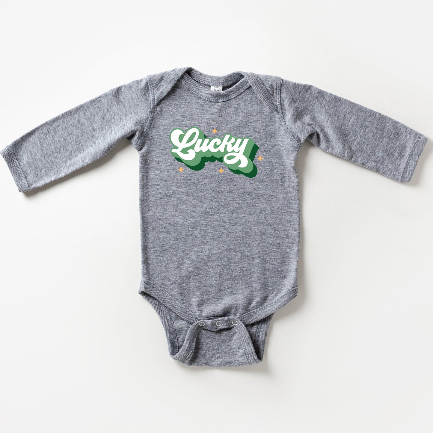 Retro Lucky | Baby Long Sleeve Bodysuit