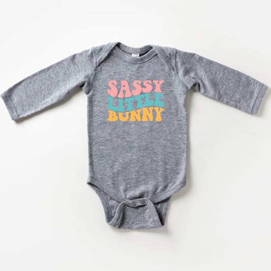 Sassy Little Bunny | Baby Long Sleeve Bodysuit