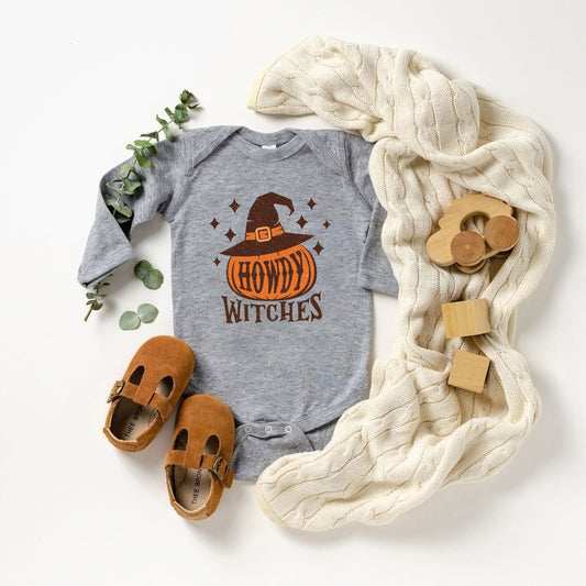 Howdy W Stars | Baby Graphic Long Sleeve Bodysuit