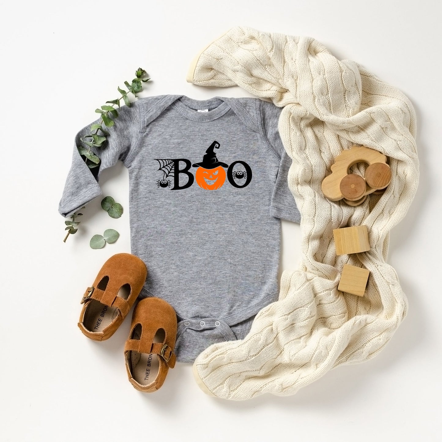 Boo Pumpkin | Baby Long Sleeve Bodysuit