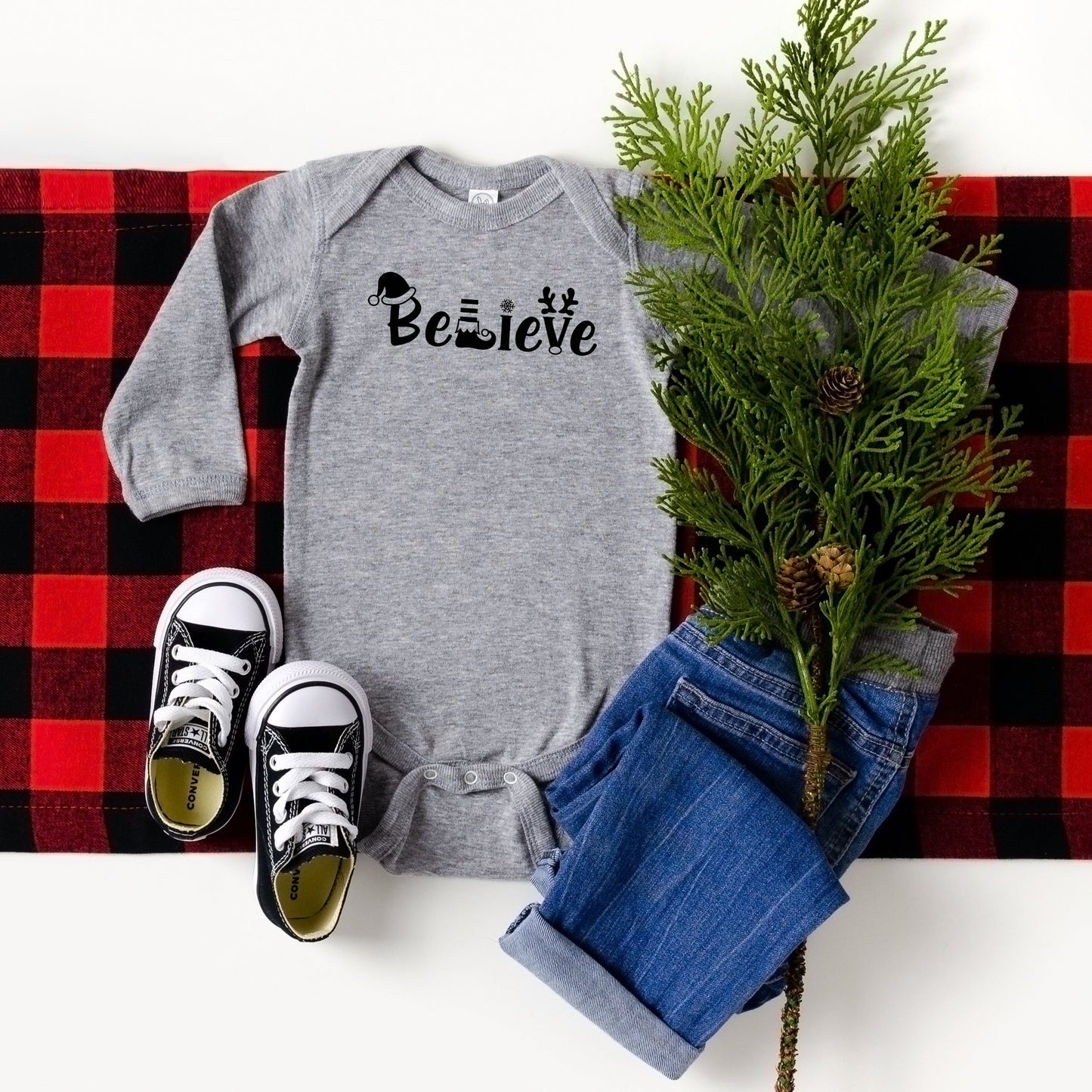 Believe Christmas | Baby Long Sleeve Bodysuit