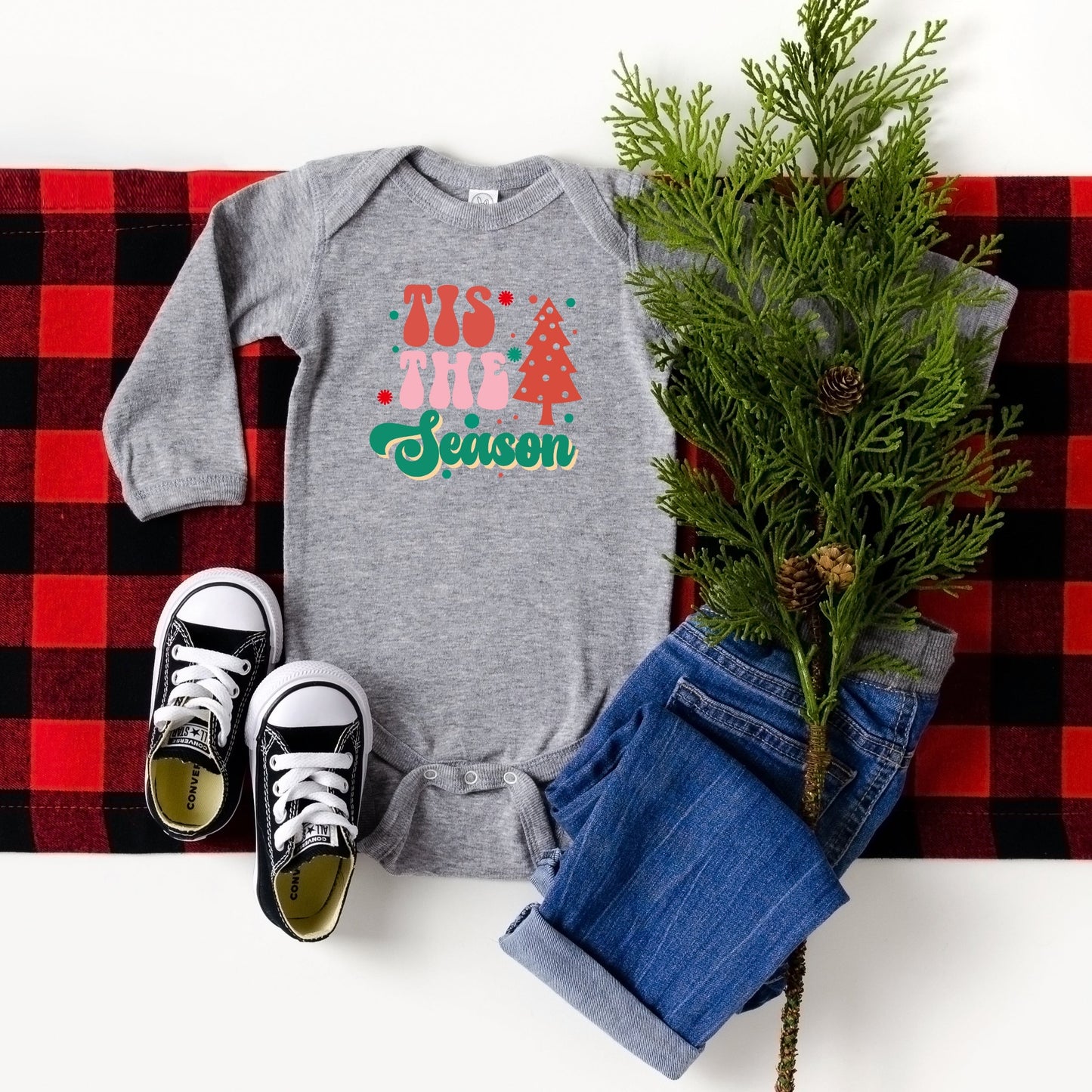 Tis The Season | Baby Long Sleeve Bodysuit