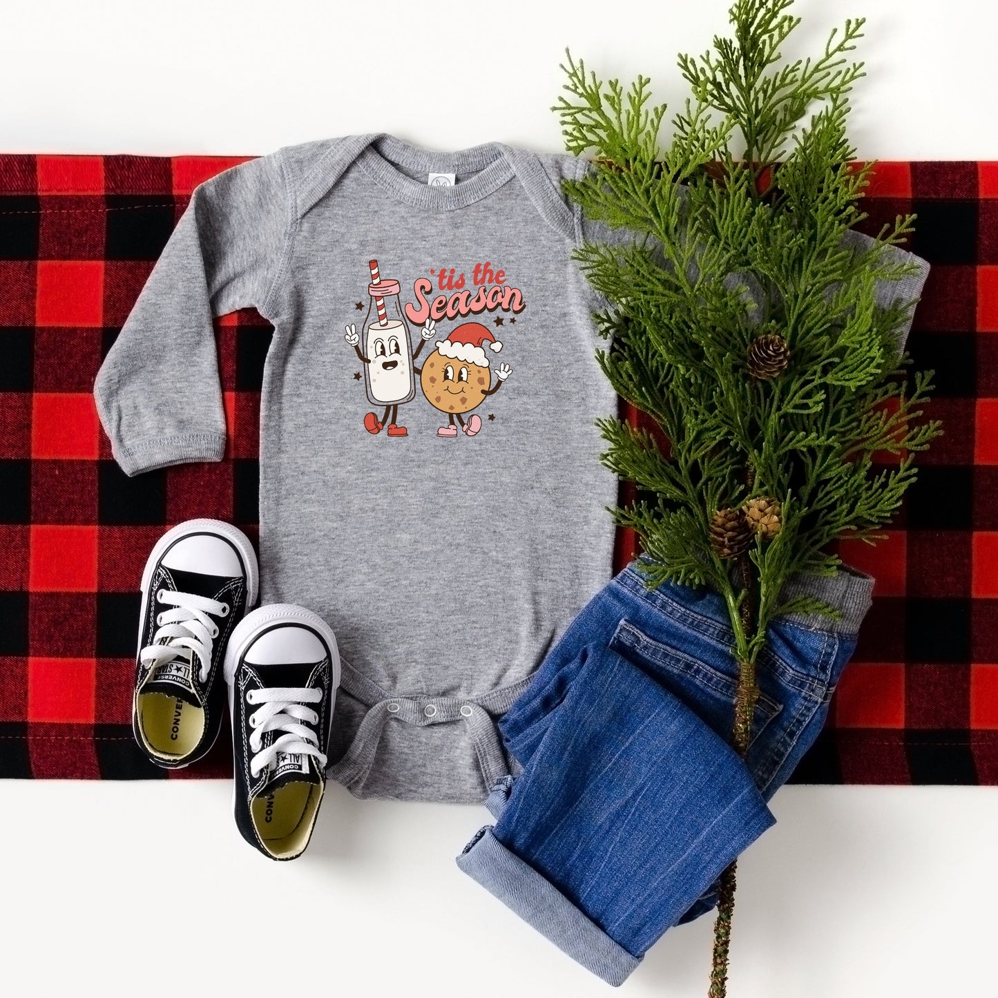 Milk And Cookie Season | Baby Long Sleeve Bodysuit