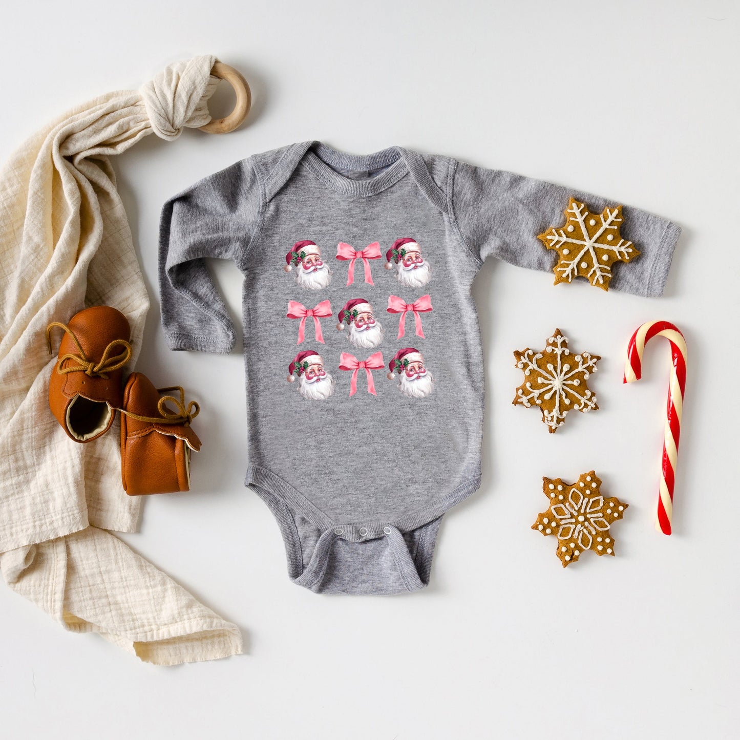 Coquette Santa Chart | Baby Graphic Long Sleeve Bodysuit