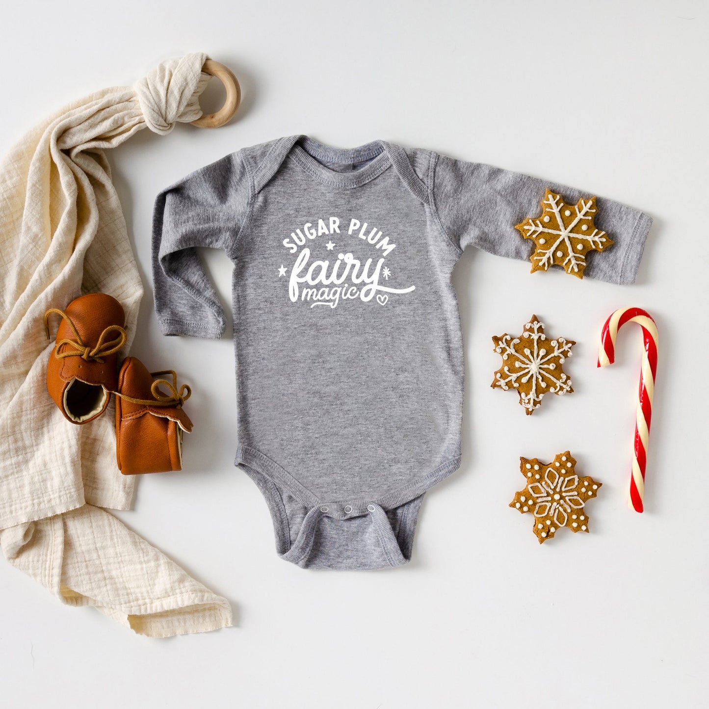 Sugar Plum Fairy Magic | Baby Long Sleeve Bodysuit