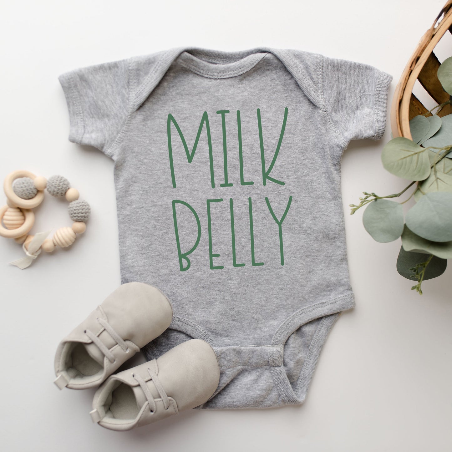 Milk Belly | Baby Graphic Short Sleeve Bodysuit