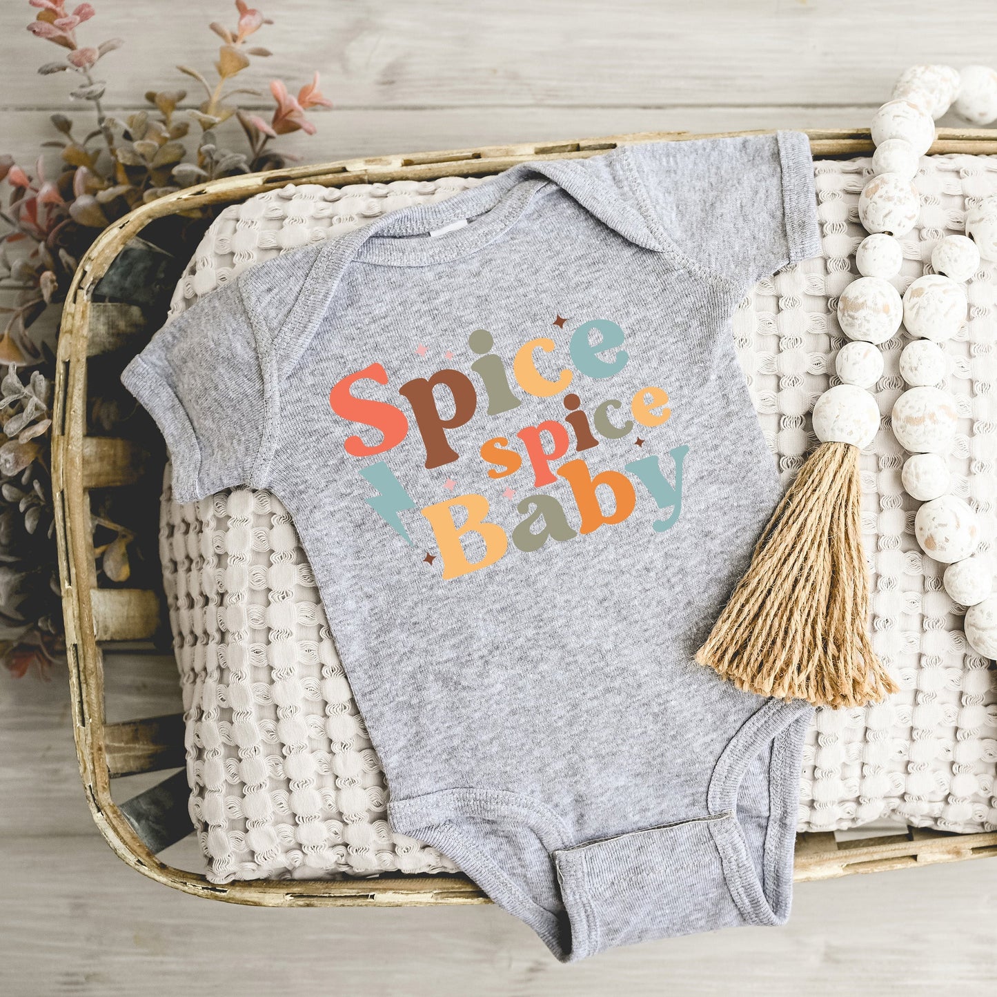 Spice Spice Baby | Baby Graphic Short Sleeve Bodysuit