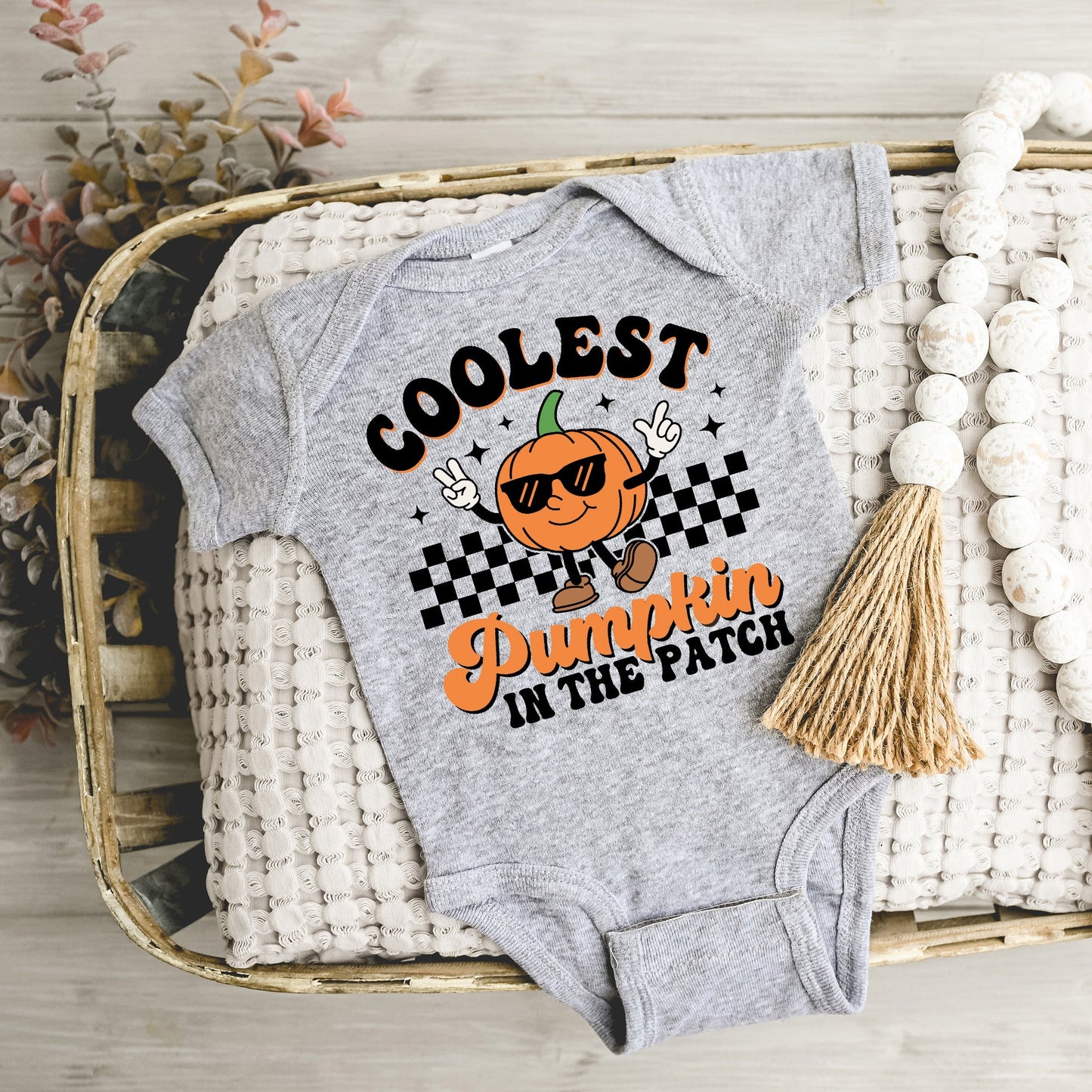 Coolest Pumpkin In The Patch | Baby Graphic Short Sleeve Bodysuit