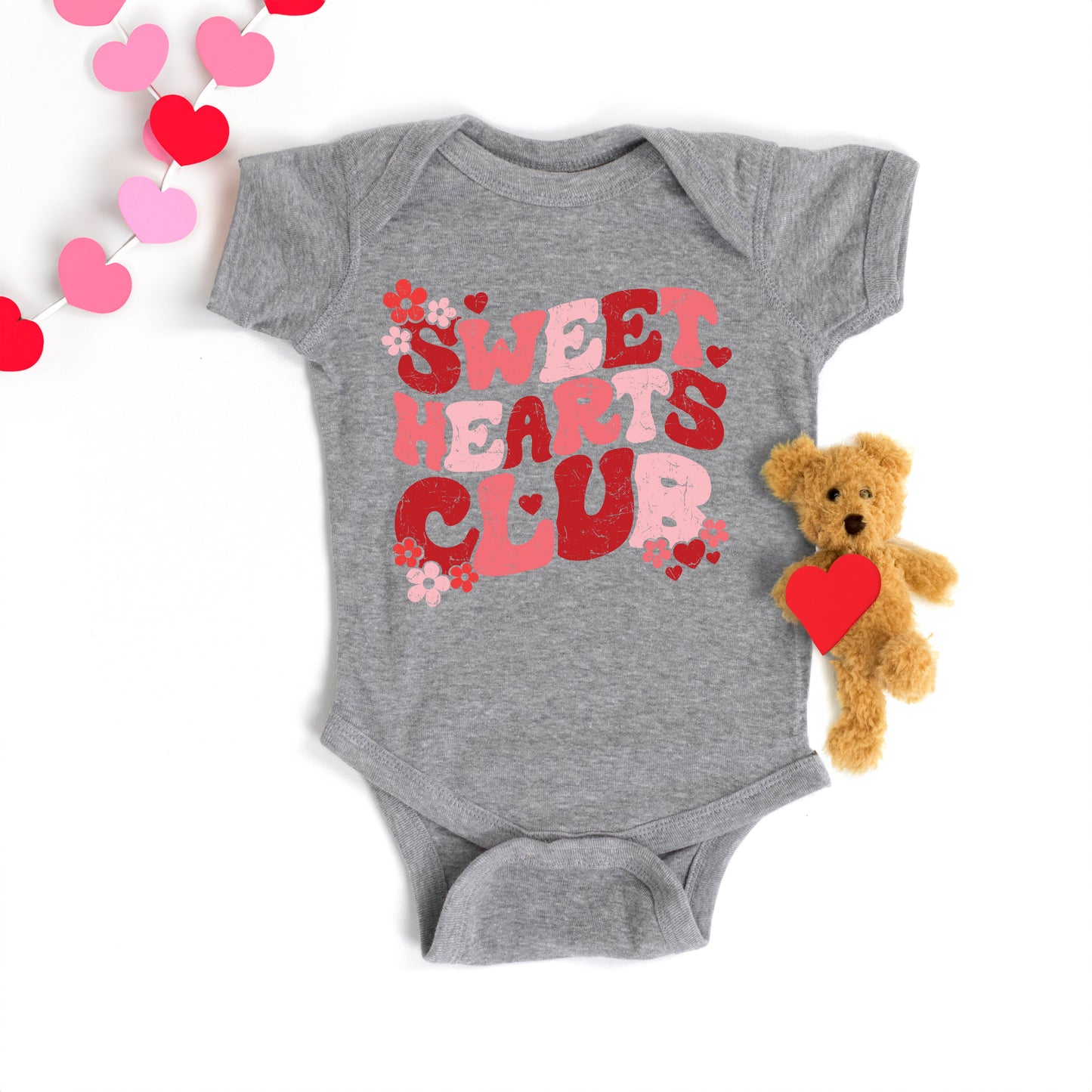 Sweethearts Club | Baby Graphic Short Sleeve Bodysuit