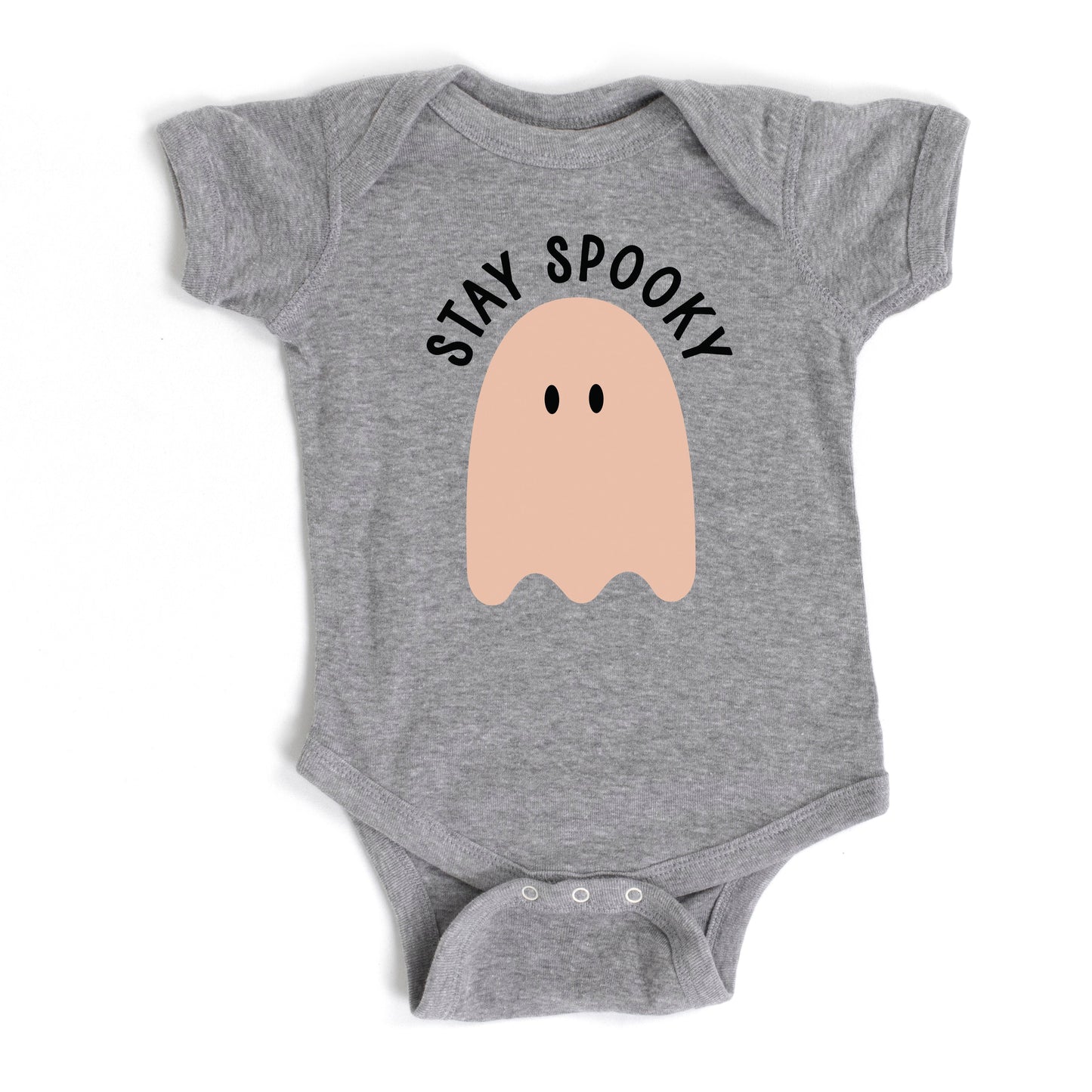 Stay Spooky Ghost | Baby Graphic Short Sleeve Bodysuit