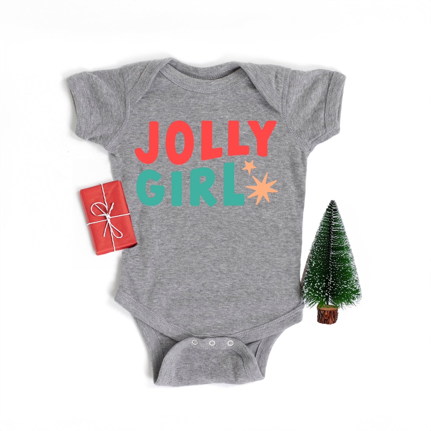 Jolly Girl Star | Baby Graphic Short Sleeve Bodysuit