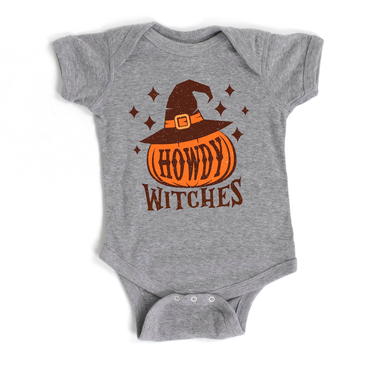 Howdy W Stars | Baby Graphic Short Sleeve Bodysuit