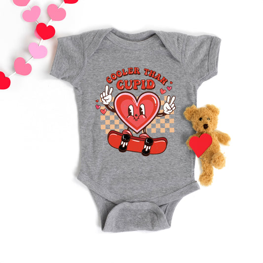 Cooler Than Cupid | Baby Graphic Short Sleeve Bodysuit