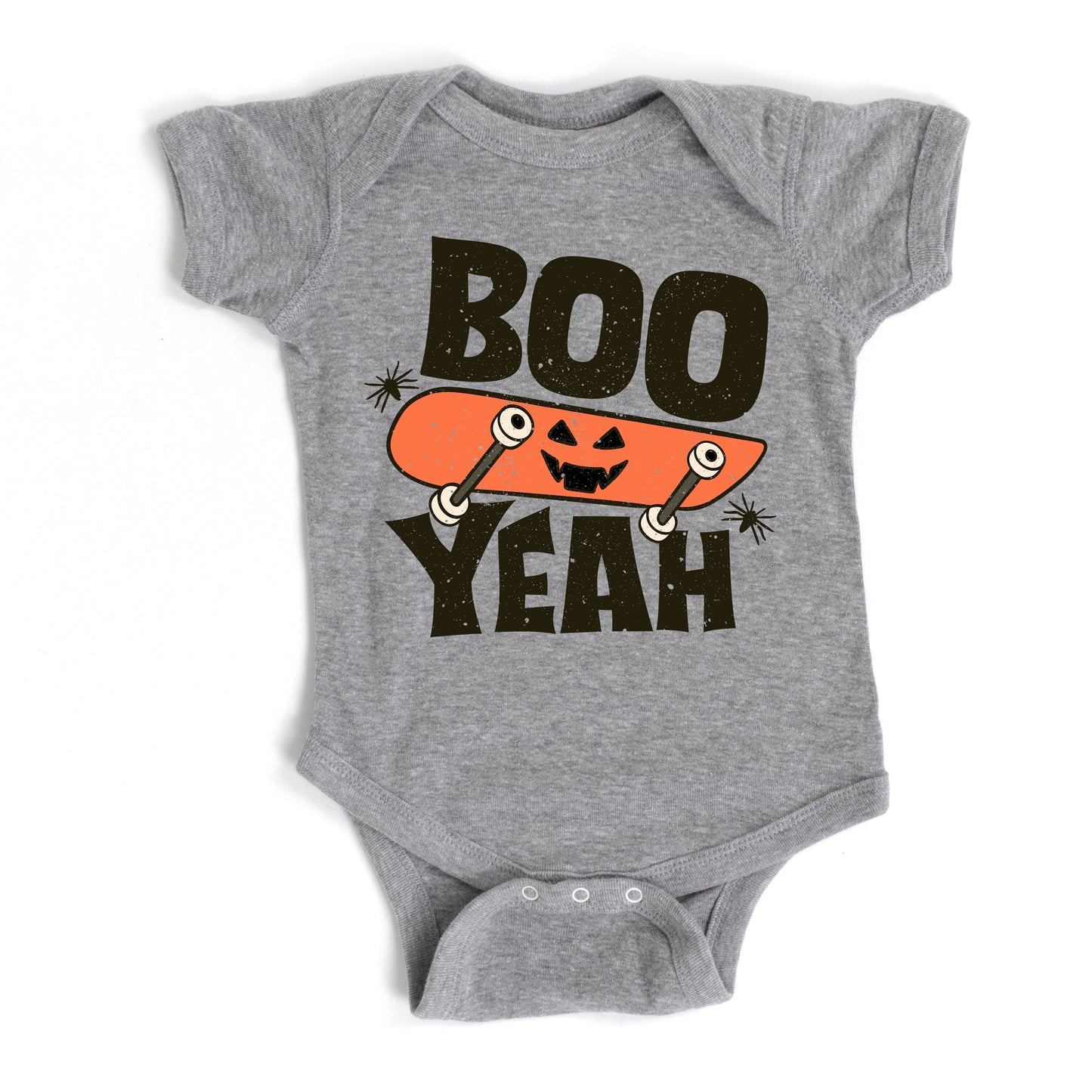 Boo Yeah Skateboard | Baby Graphic Short Sleeve Bodysuit