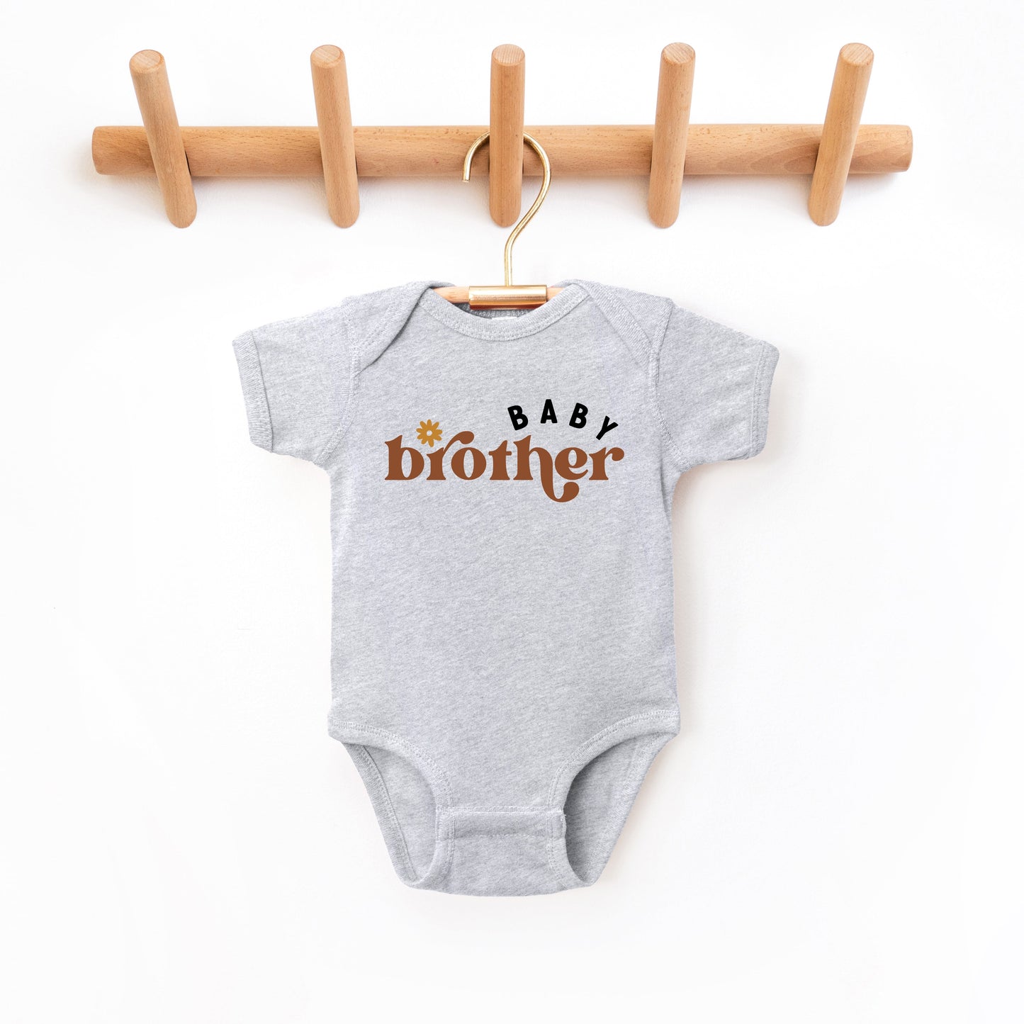 Boho Baby Brother | Baby Graphic Short Sleeve Bodysuit