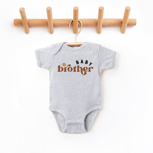 Boho Baby Brother | Baby Graphic Short Sleeve Bodysuit