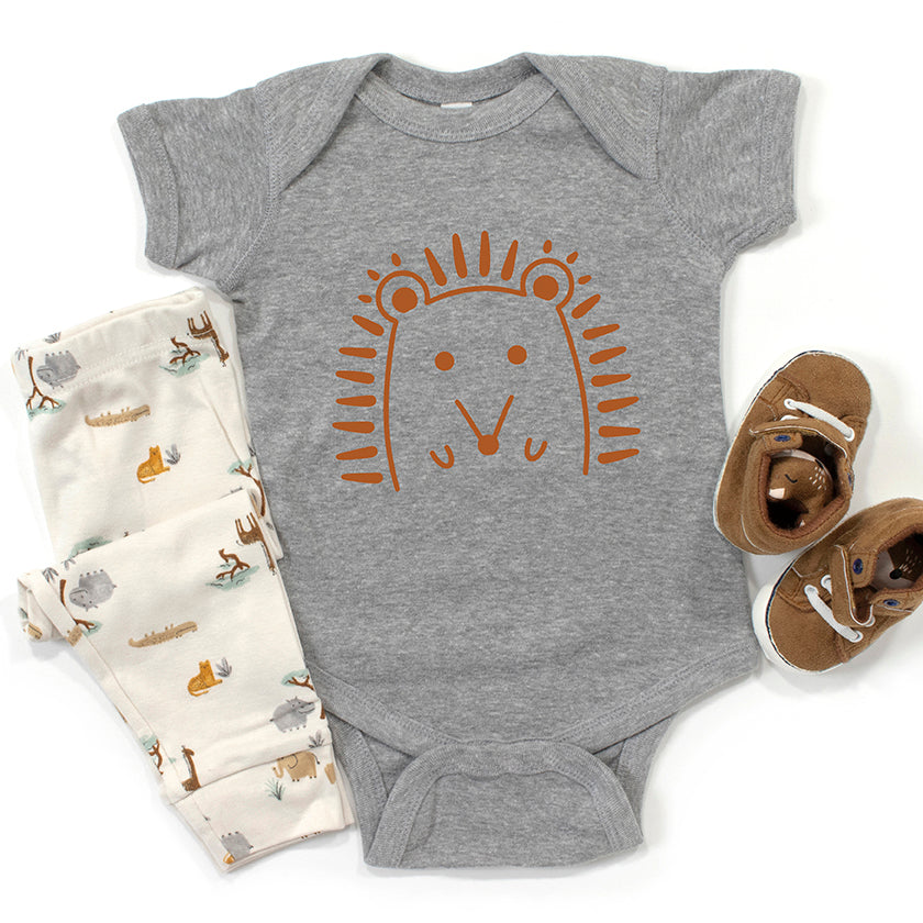 Hedgehog | Baby Graphic Short Sleeve Bodysuit