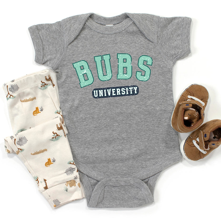 Bubs University | Baby Graphic Short Sleeve Bodysuit