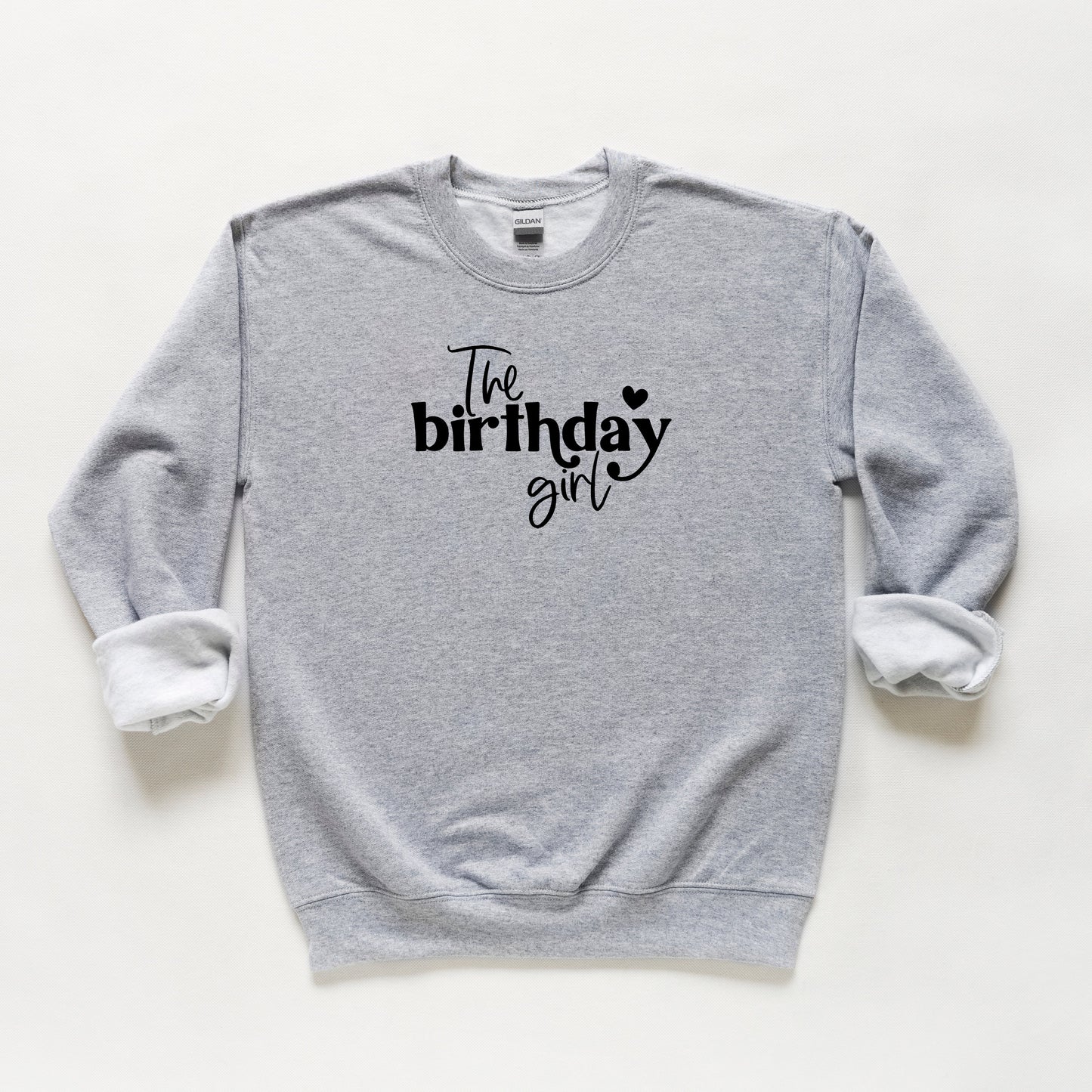 The Birthday Girl Heart | Youth Sweatshirt