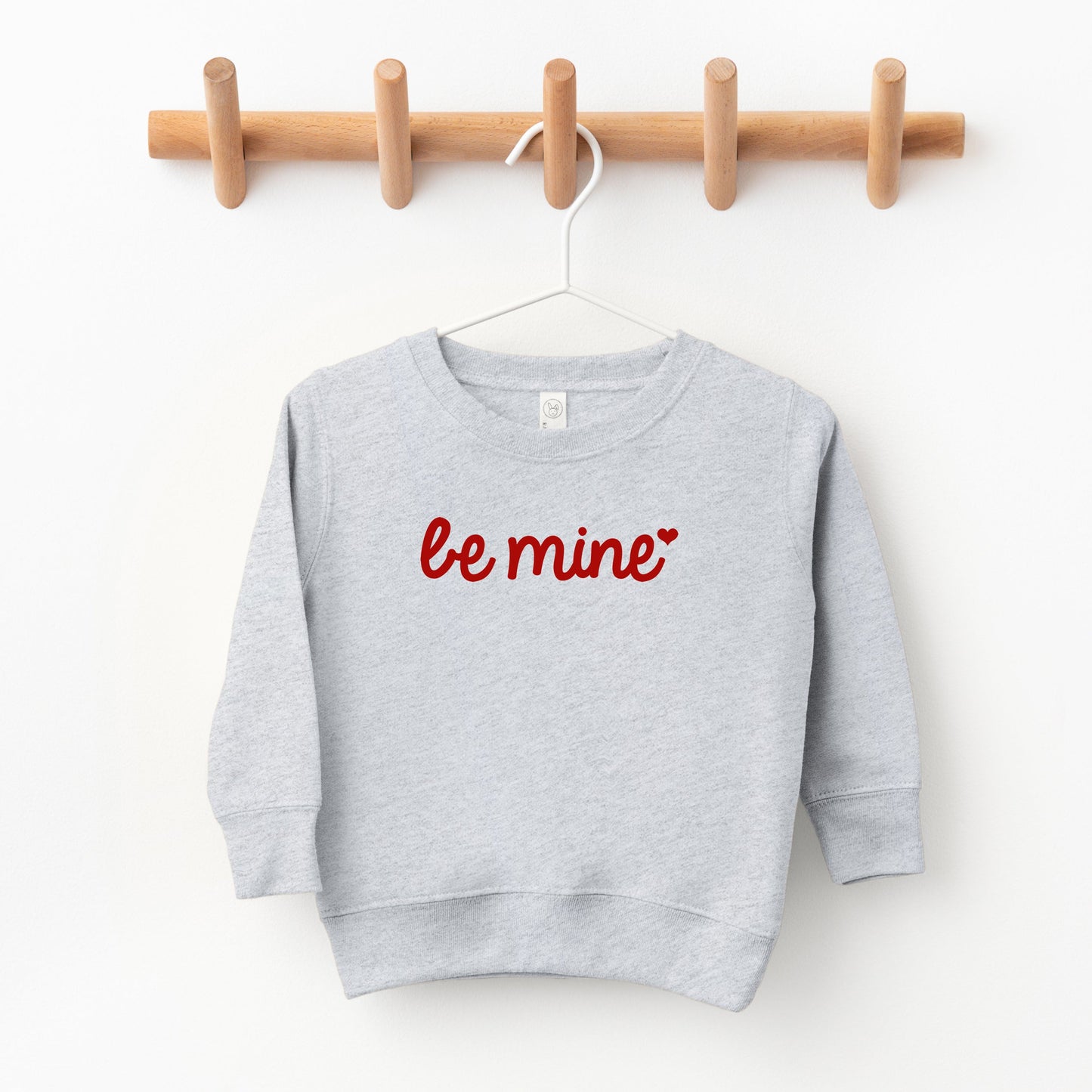 Be Mine Cursive Heart | Toddler Sweatshirt