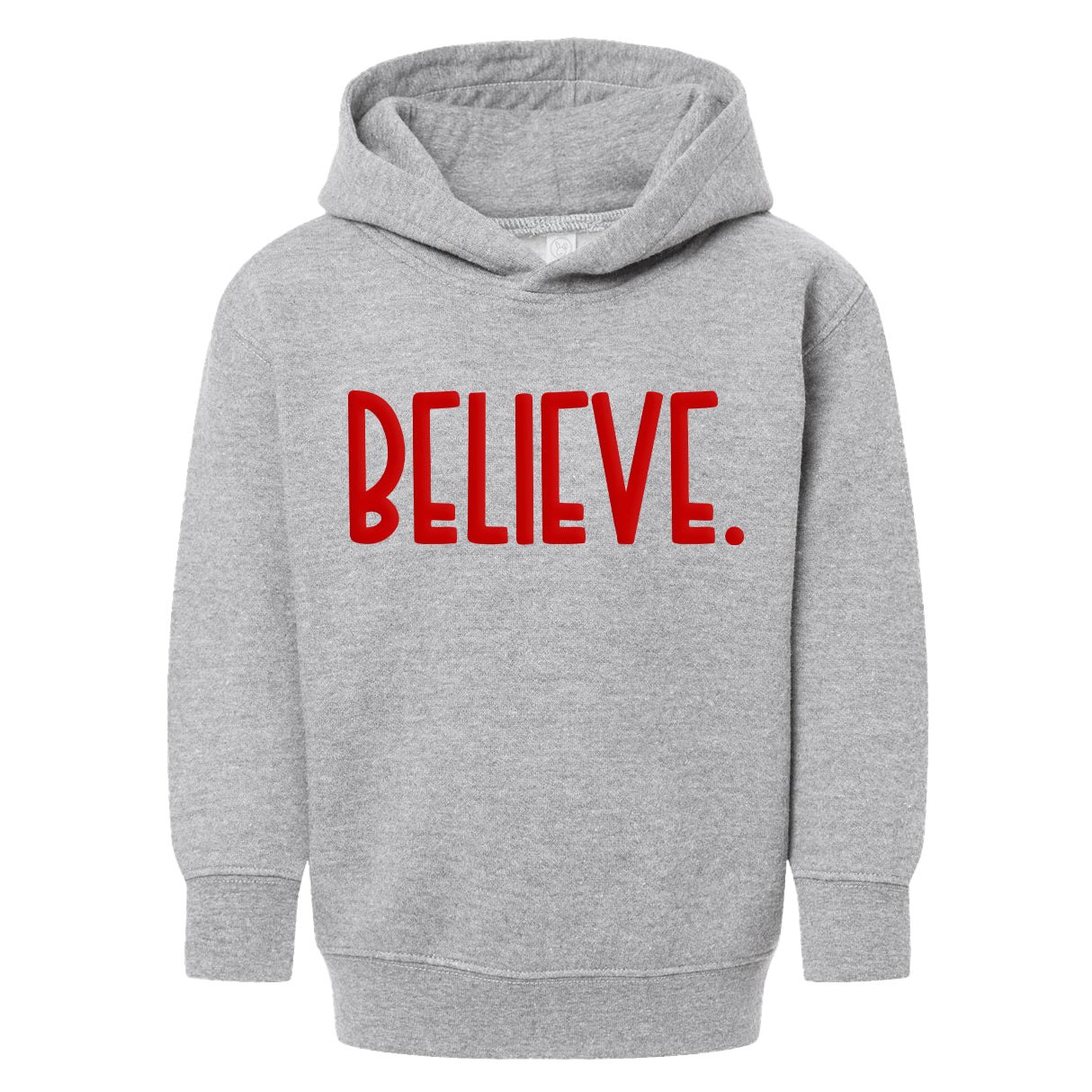 Believe Bold Puff Print | Toddler Graphic Hoodie