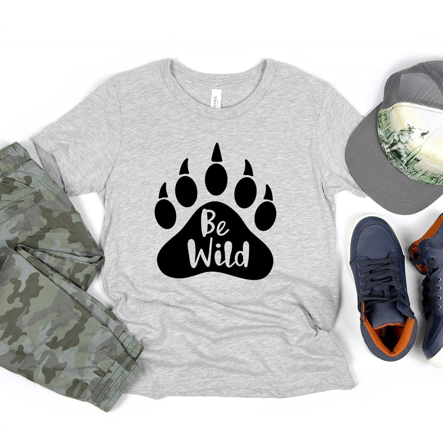 Be Wild Bear Paw | Toddler Graphic Short Sleeve Tee