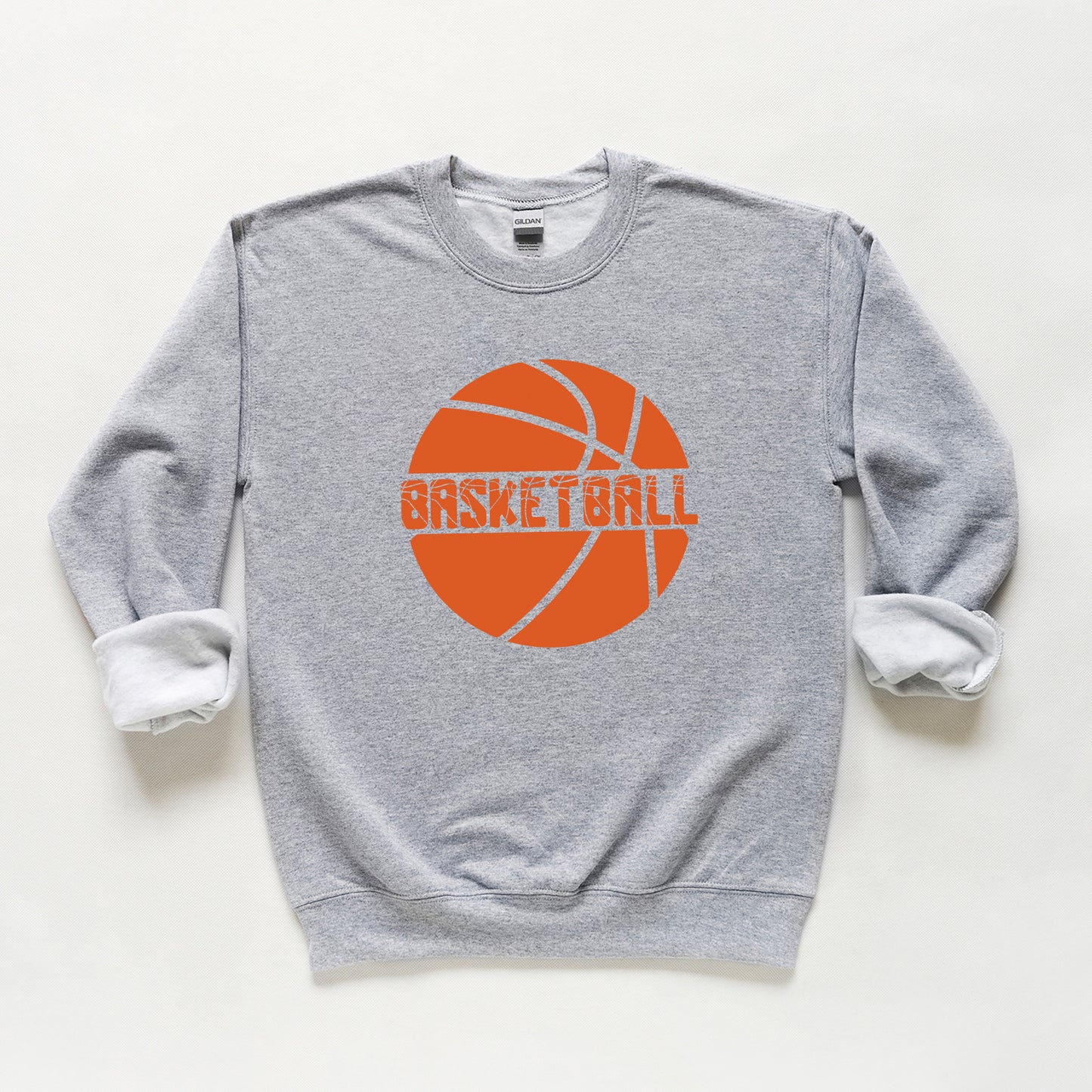 Basketball With Ball | Youth Graphic Sweatshirt