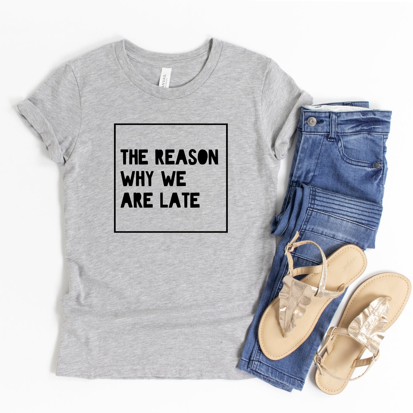 The Reason We Are Late | Youth Short Sleeve Crew Neck